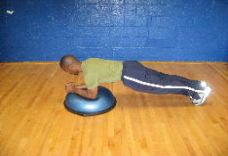 bosu ball side planks