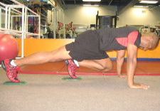 gliding disc mountain climbers