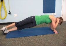 side planks with a twist